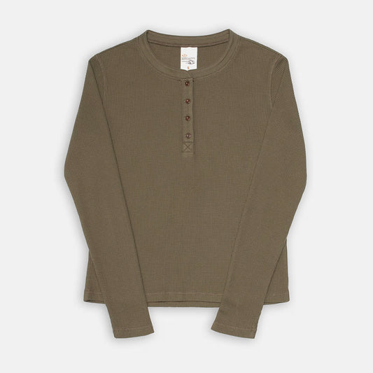 Nudie Jeans Co. Mira Henley Waffle Knit