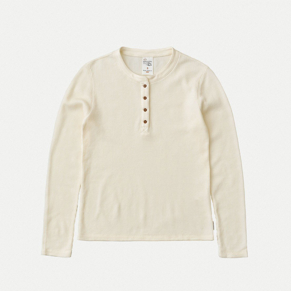 Nudie Jeans Co. Mira Henley Waffle Knit