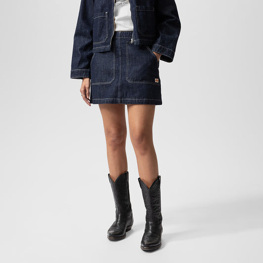 Nudie Jeans Co. Elvy Workwear Denim Skirt