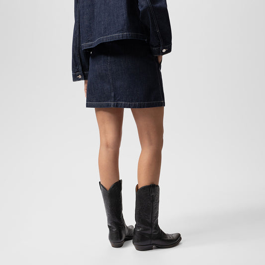 Nudie Jeans Co. Elvy Workwear Denim Skirt