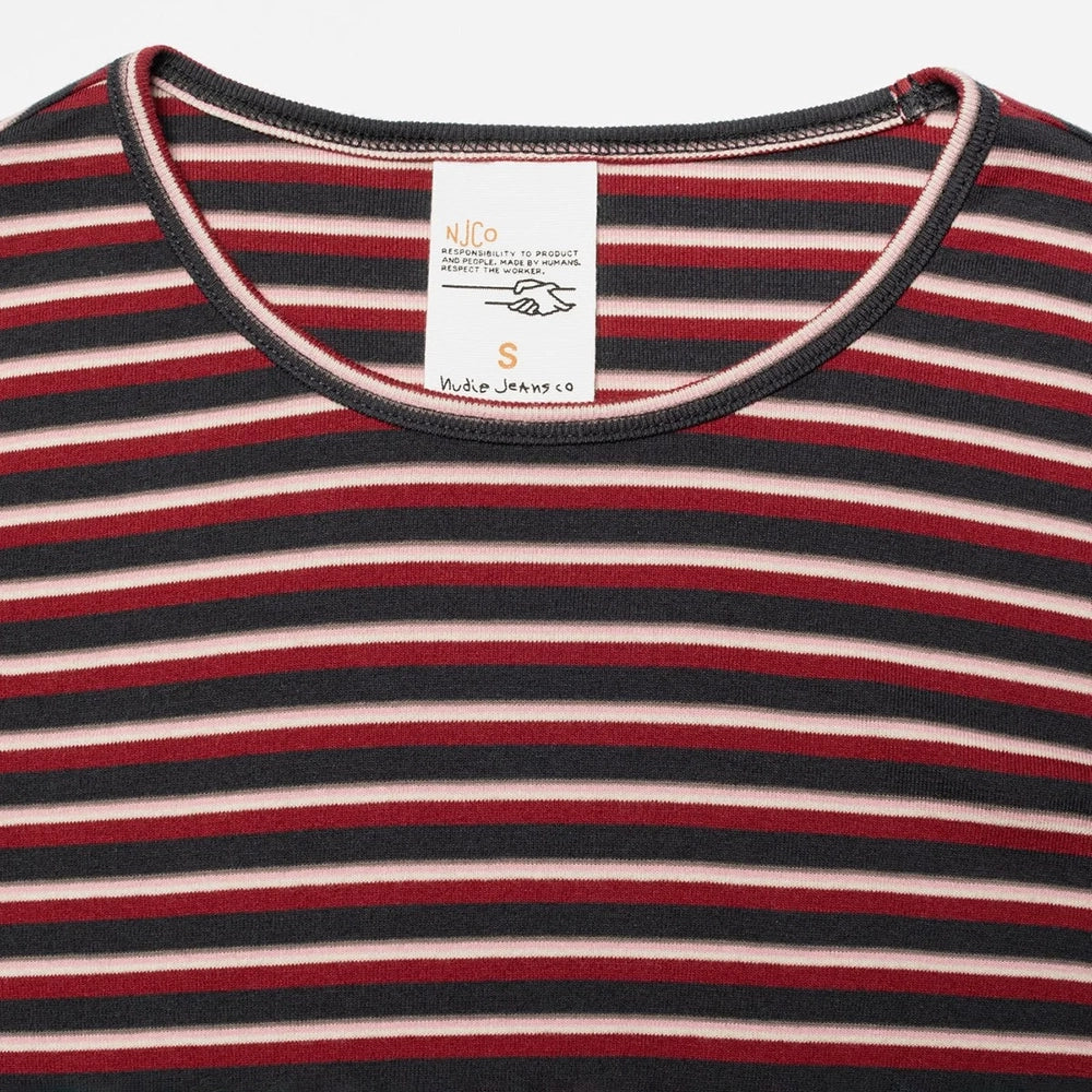 Nudie Jeans Jessy Long Sleeve Striped T-Shirt