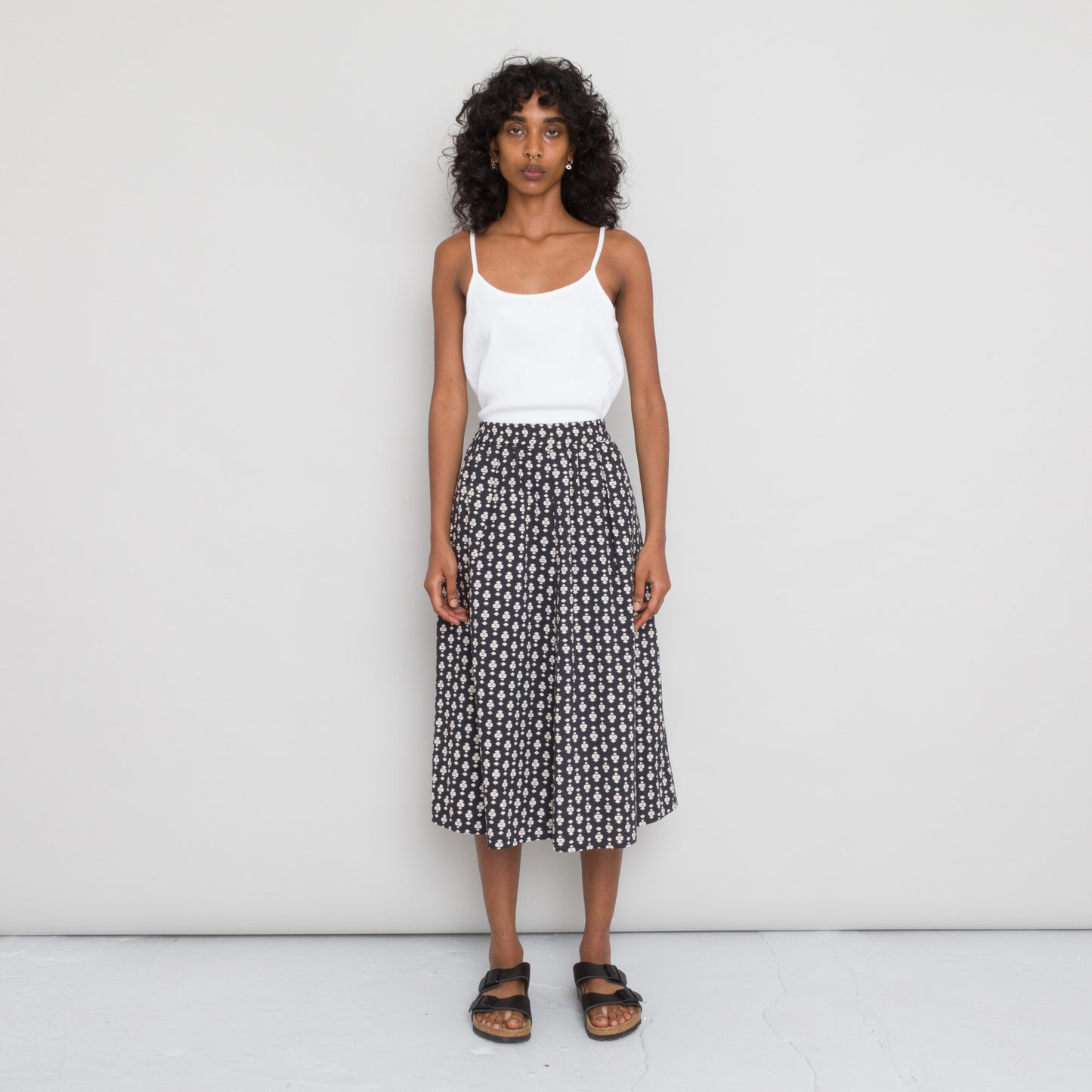 Folk Full Seam Voile Skirt