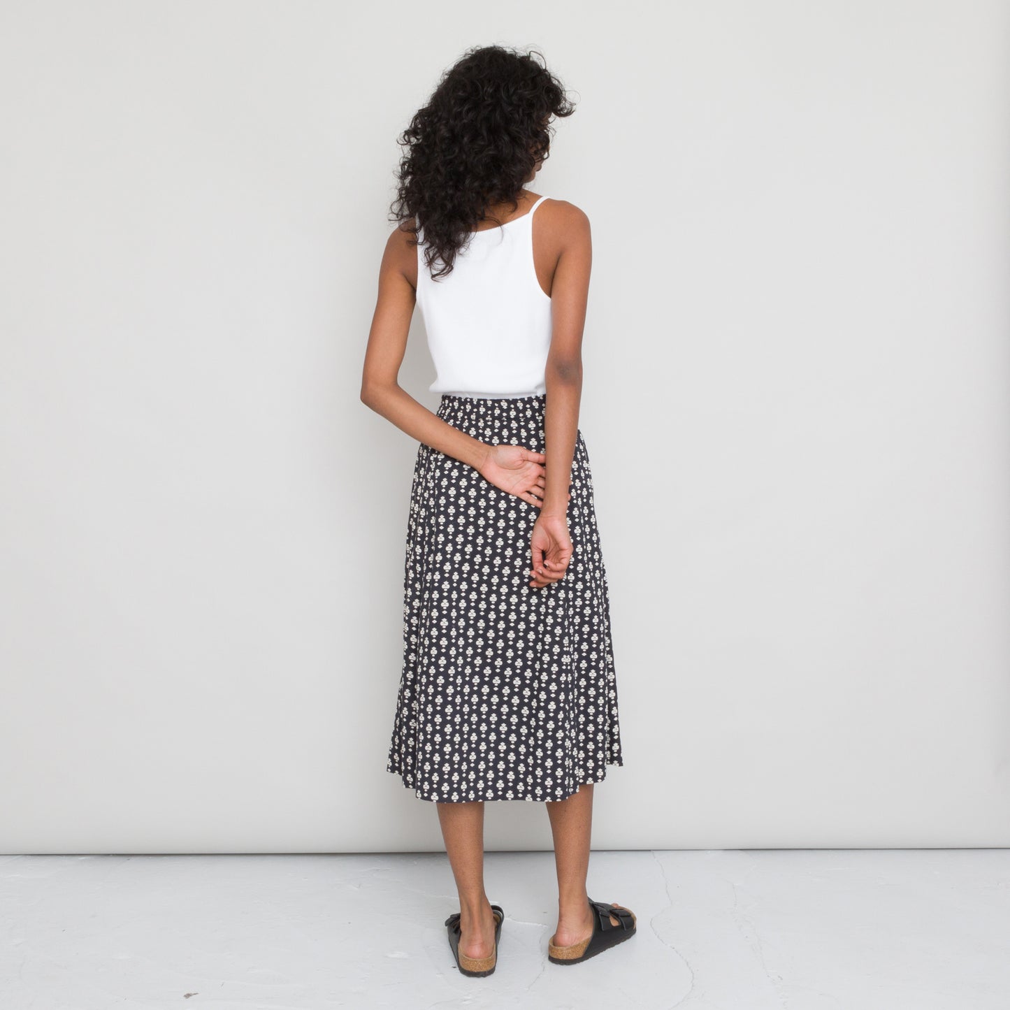 Folk Full Seam Voile Skirt