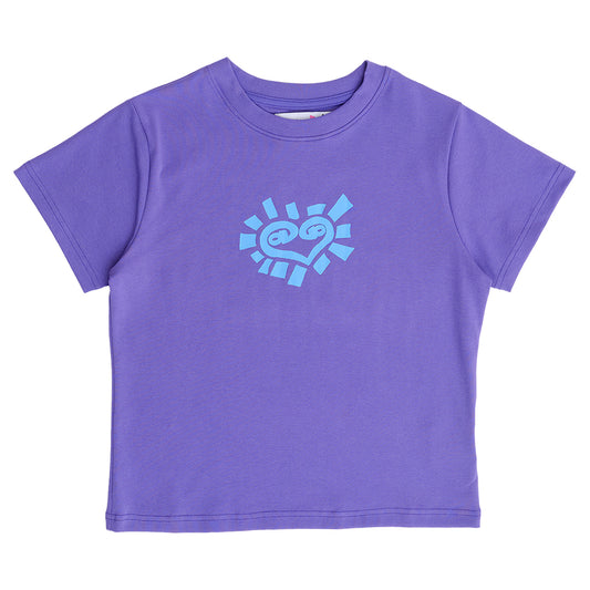 Always Do What You Should Do Heart Sun Baby Tee