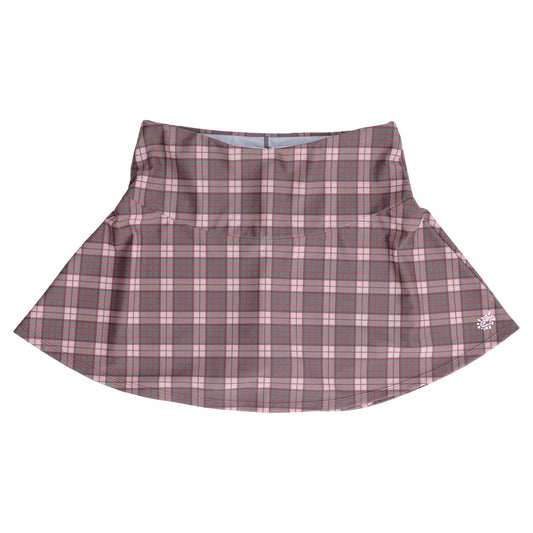 Always Do What You Should Do Plaid He@rt Logo Skort