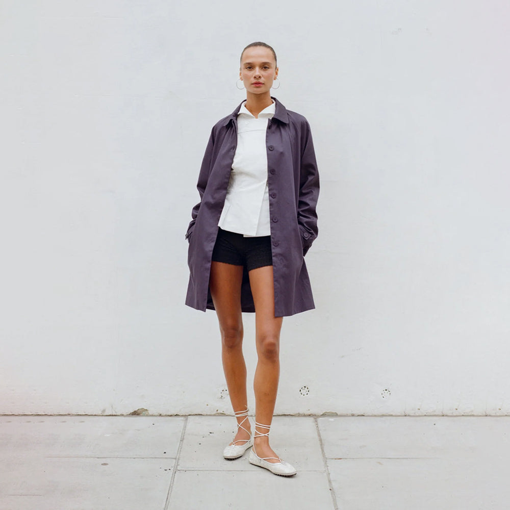 Peachy Den The Cheri Mac Trench Coat