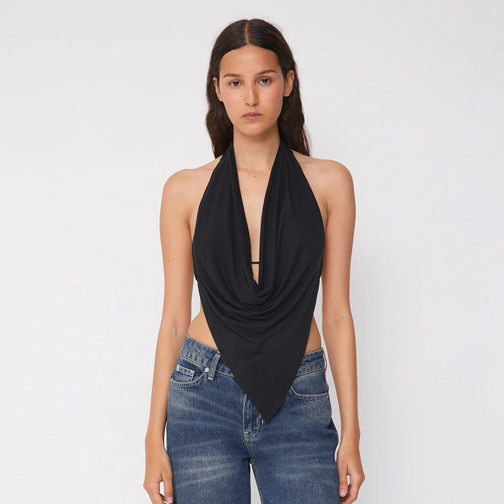 Peachy Den Blanche Halter Top