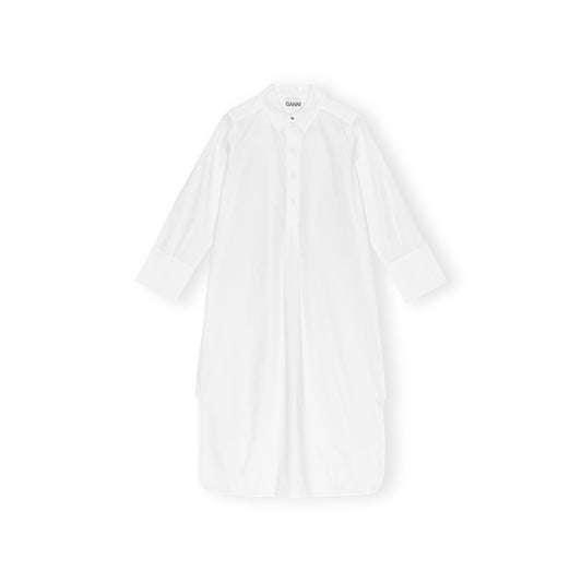 GANNI Poplin Oversized Shirt Dress