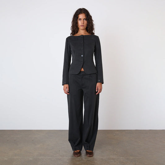 Peachy Den Bardot Tailored Pleat Trouser