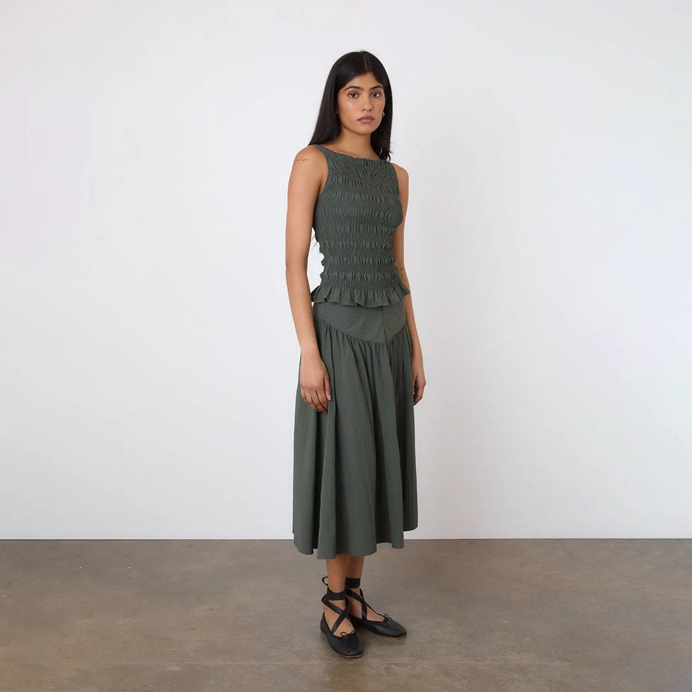 Peachy Den Deba Midi Skirt – Catfish Womens