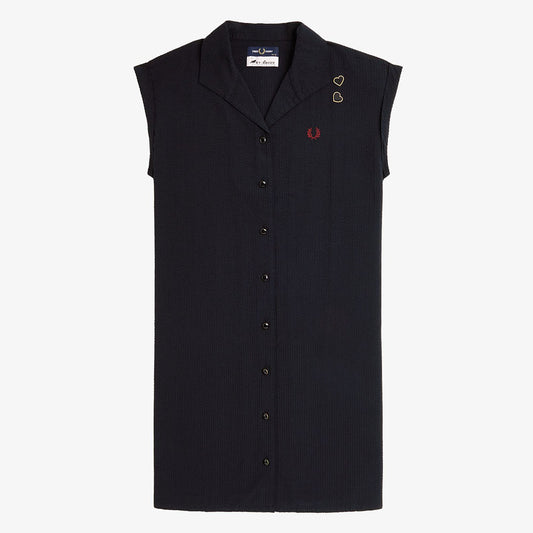 Fred Perry Open Collar Shirt Dress