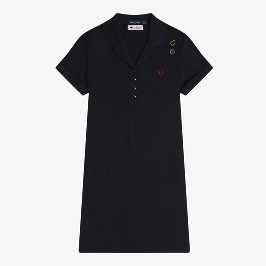 Fred Perry Pocket Detail Pique Dress