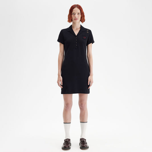 Fred Perry Pocket Detail Pique Dress