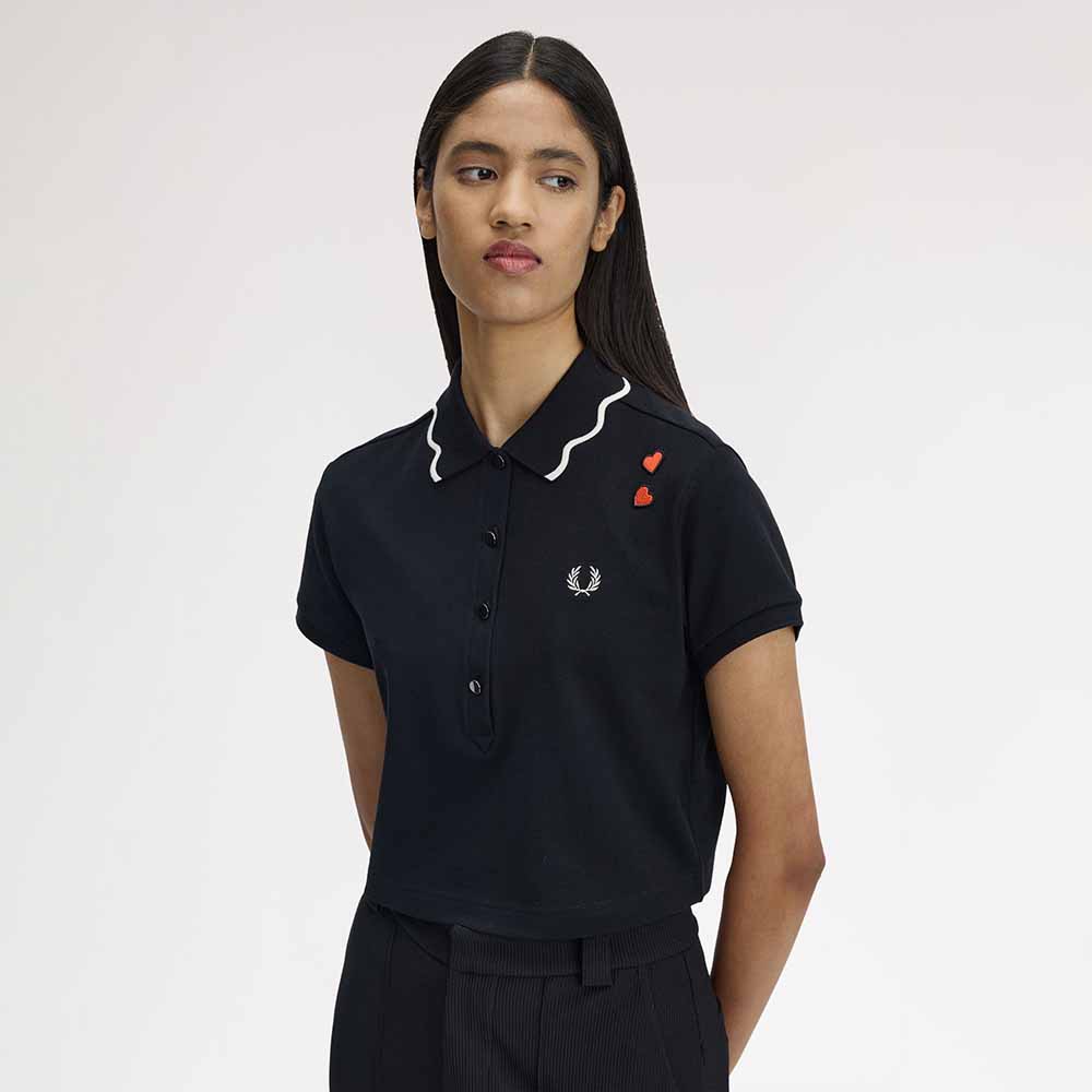Fred Perry Scalloped Trim Polo Shirt