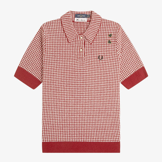 Fred Perry Gingham Knitted Shirt