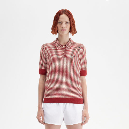 Fred Perry Gingham Knitted Shirt