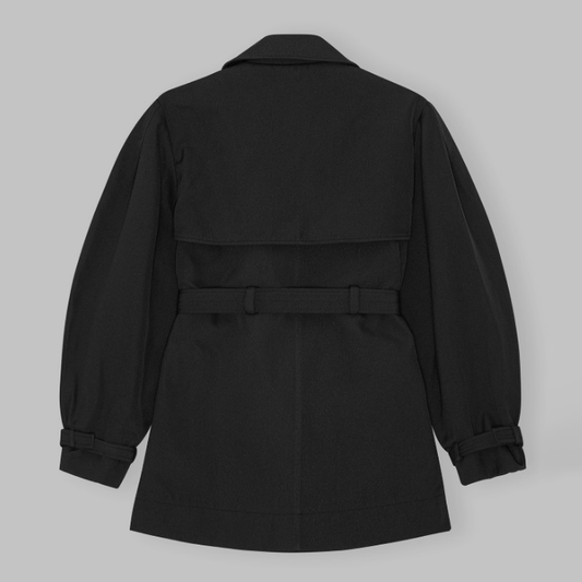 Ganni Heavy Twill Midi Trench