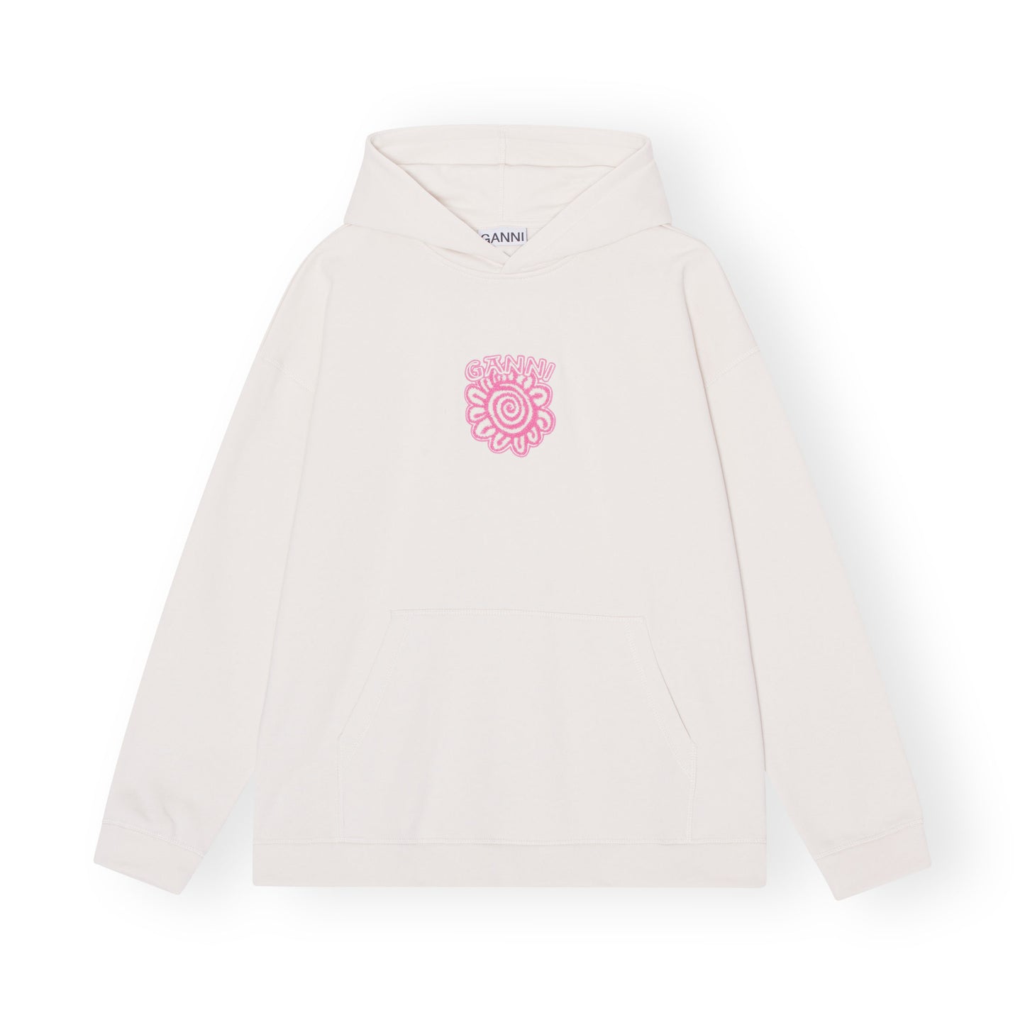 GANNI Isoli Flower Oversized Hoodie