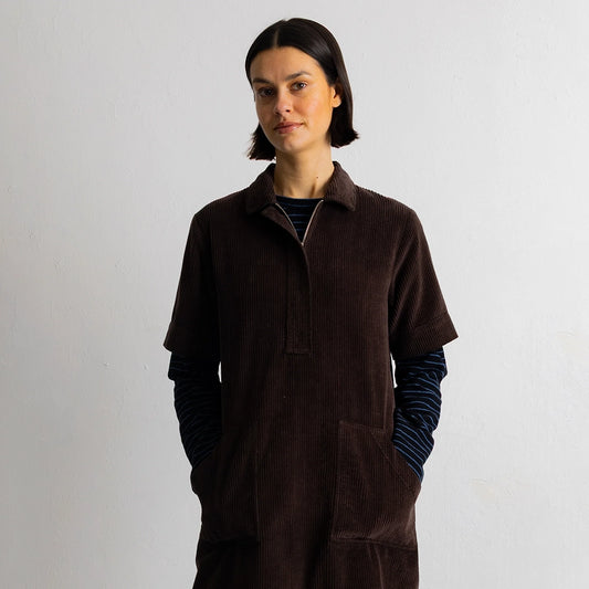 Folk A Line Zip Dress