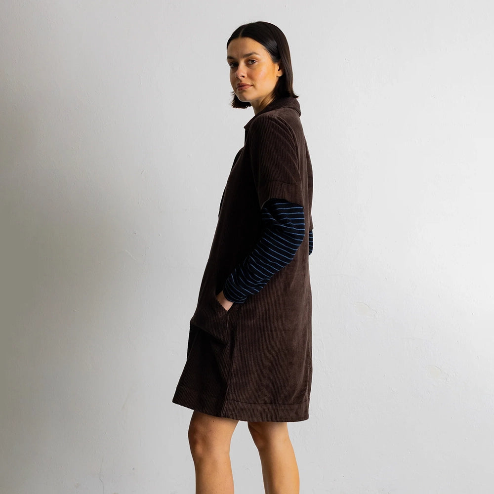 Folk A Line Zip Dress