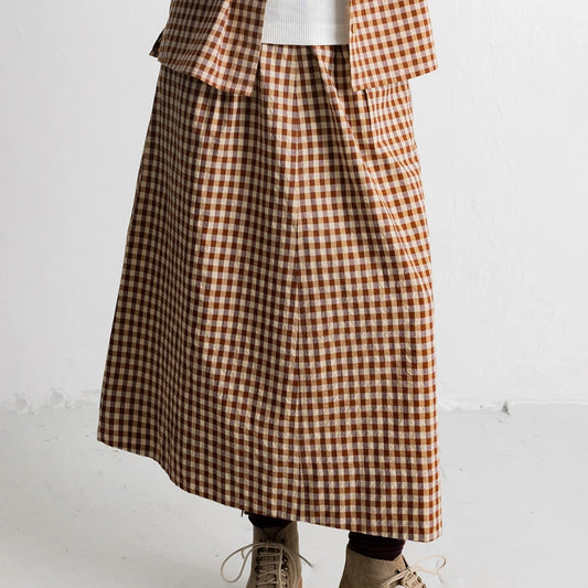 Folk Full Length Seam Skirt