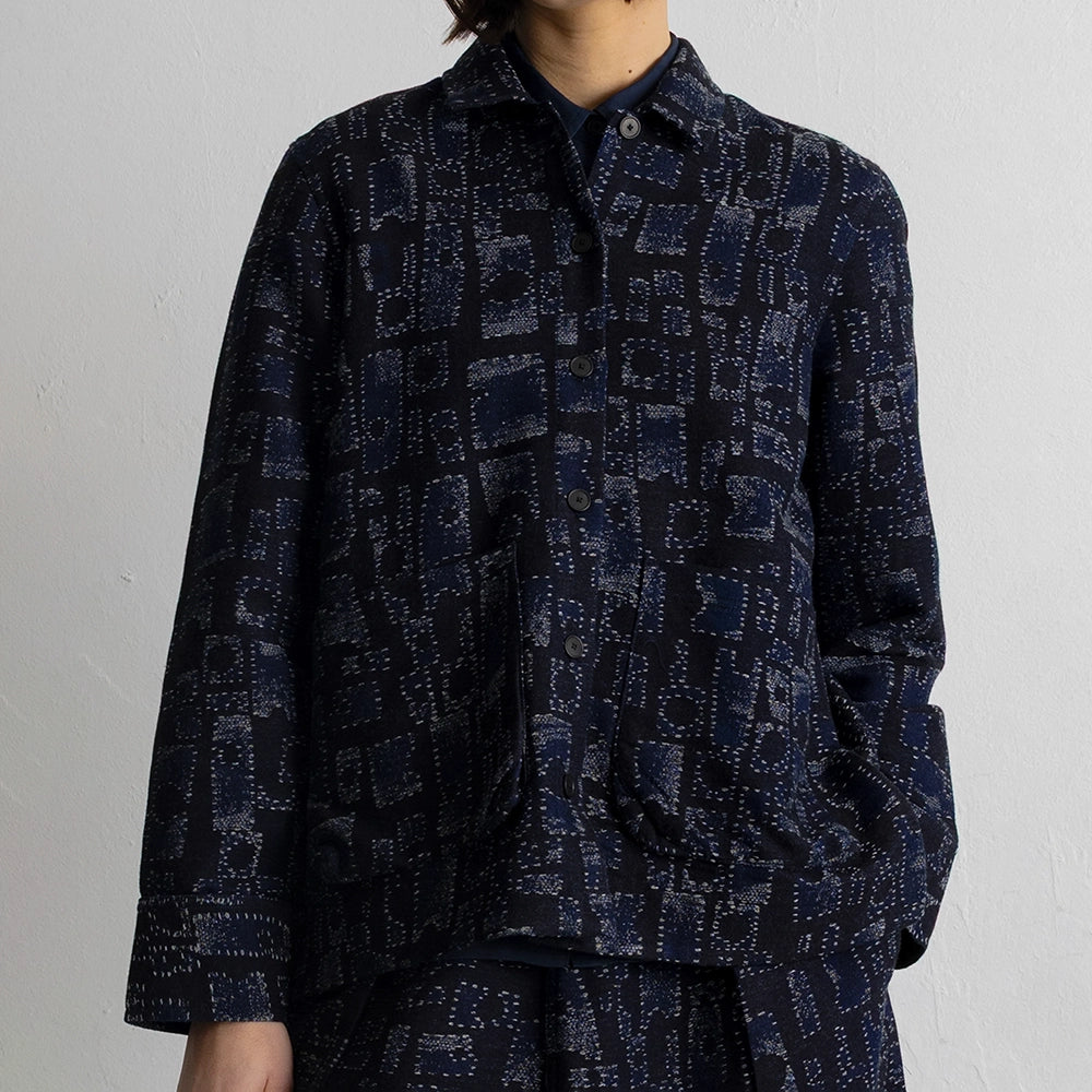 Folk Pleated Shirt