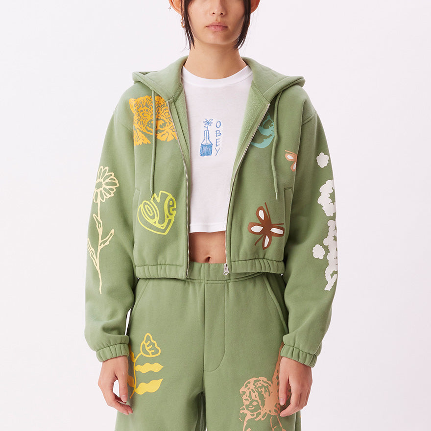 Obey hot sale embroidered hoodie