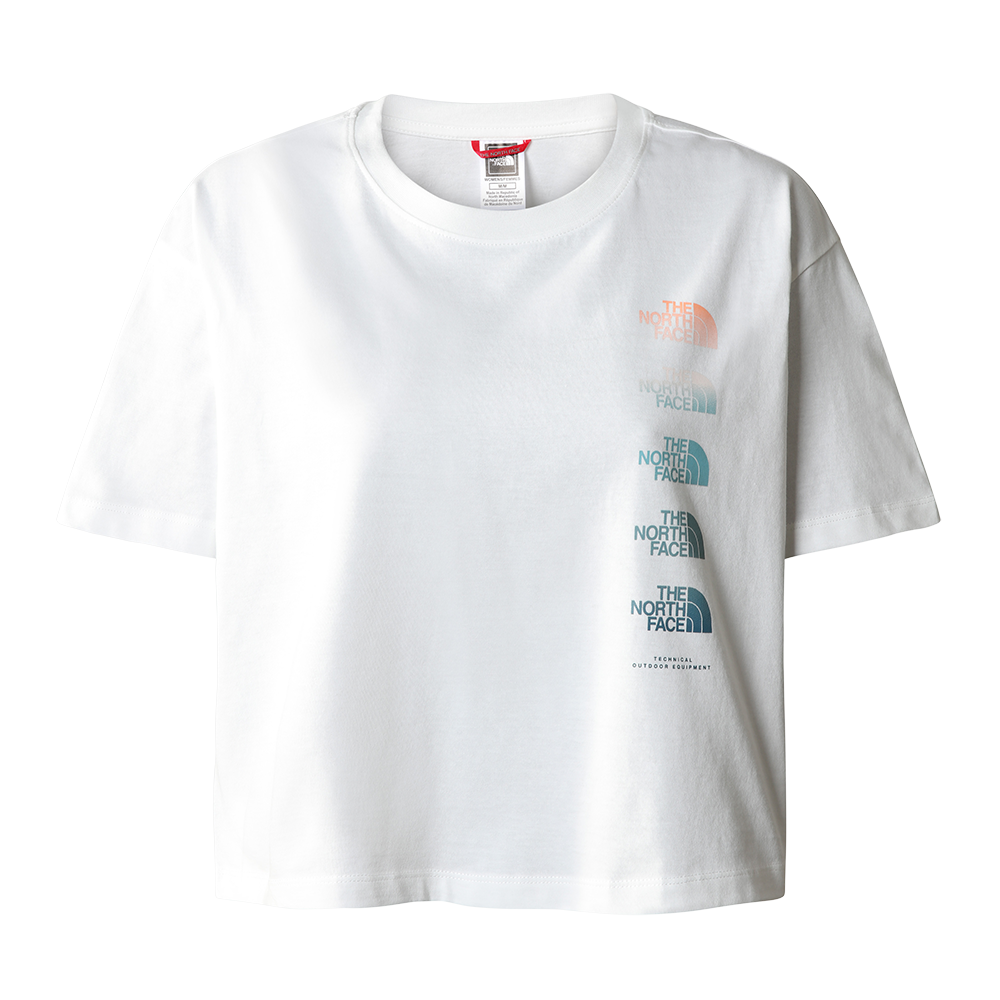 THE NORTH FACE T-SHIRT FINE CROP Donna White