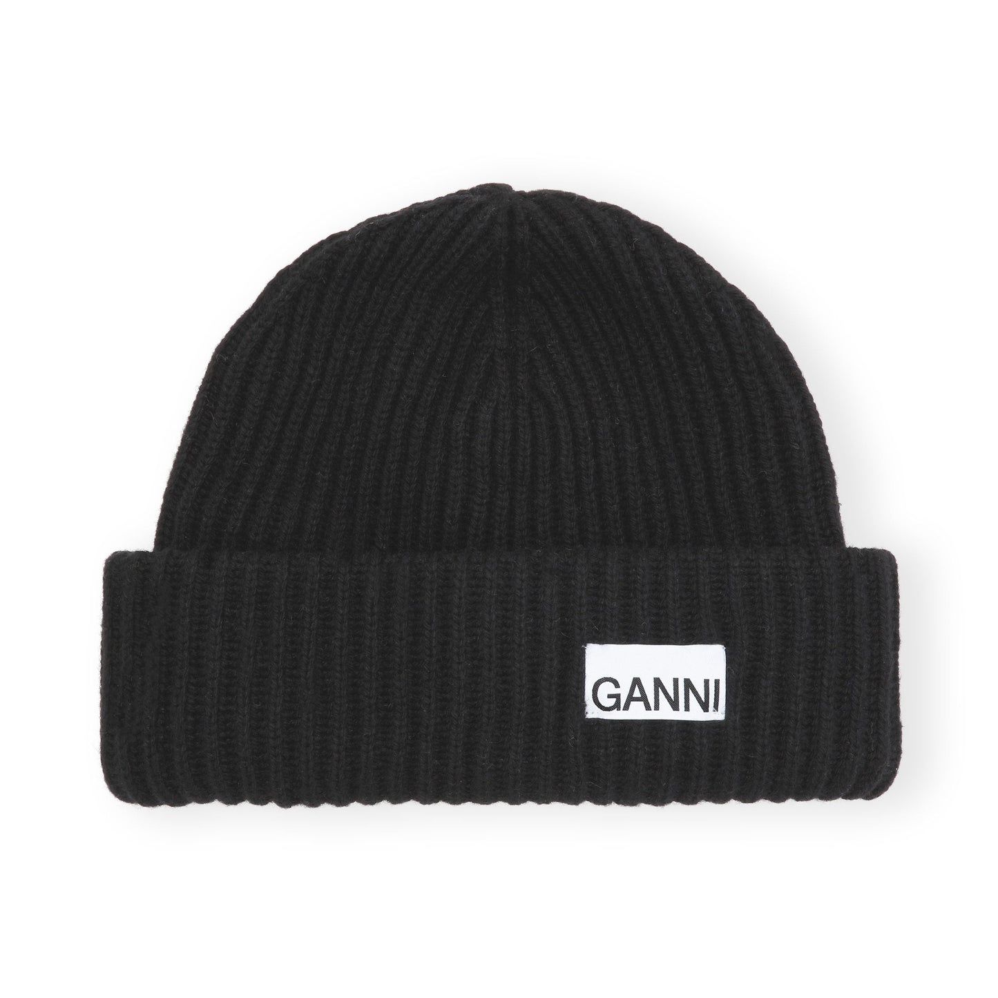 GANNI Structured Rib Beanie