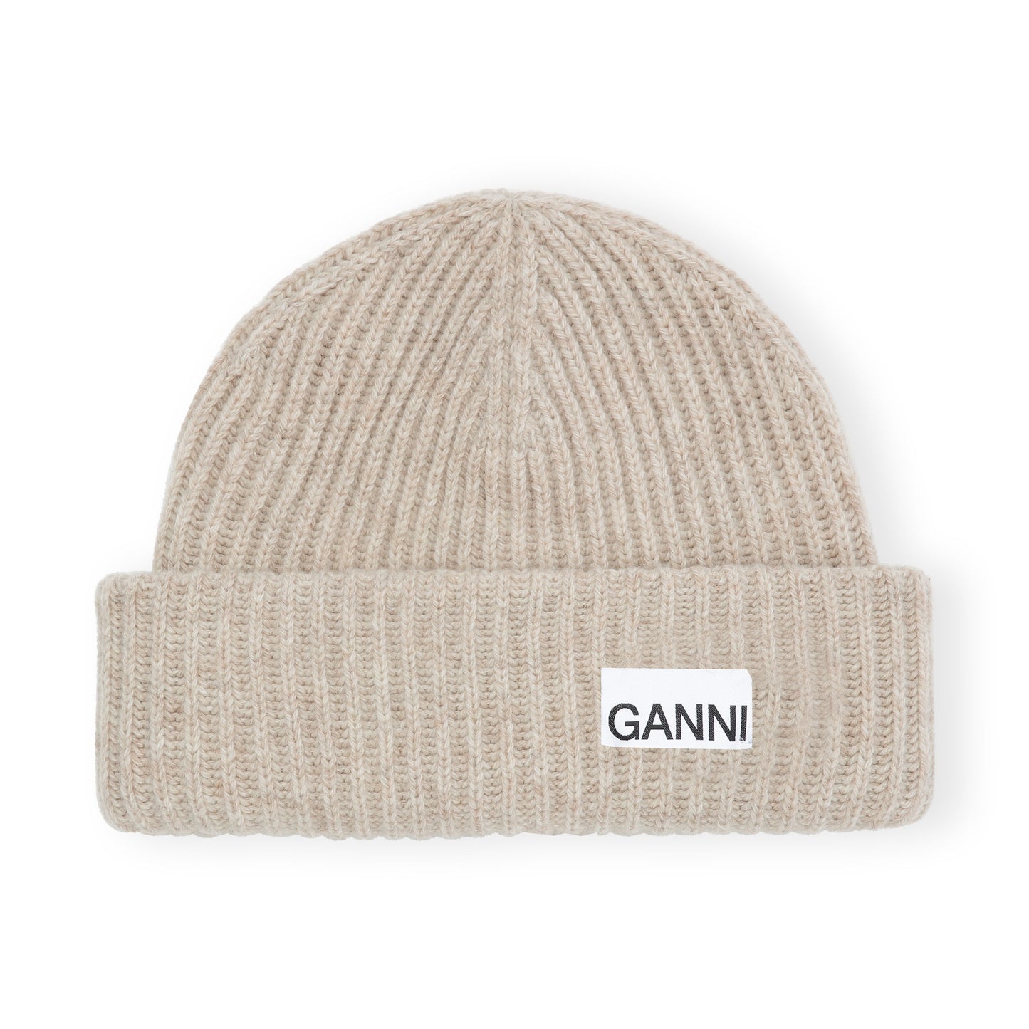 GANNI Structured Rib Beanie