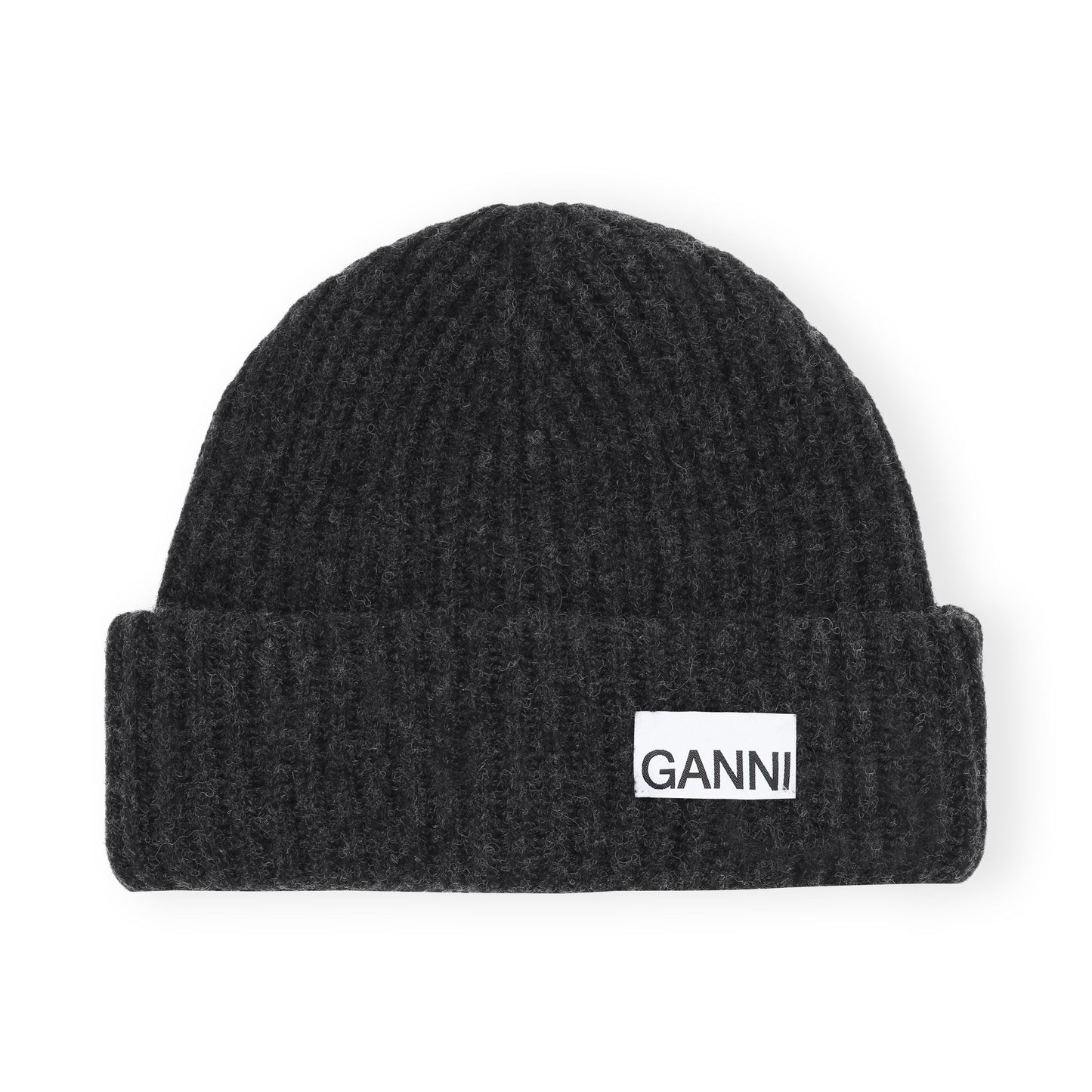 GANNI Structured Rib Beanie