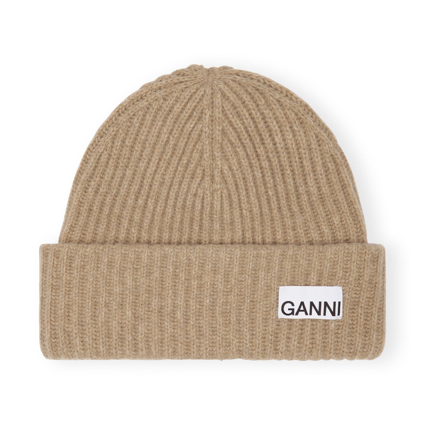 GANNI Structured Rib Beanie