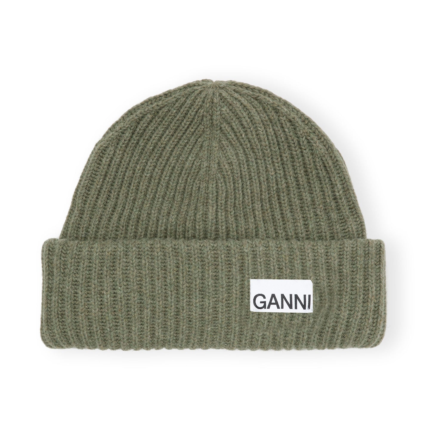 GANNI Structured Rib Beanie
