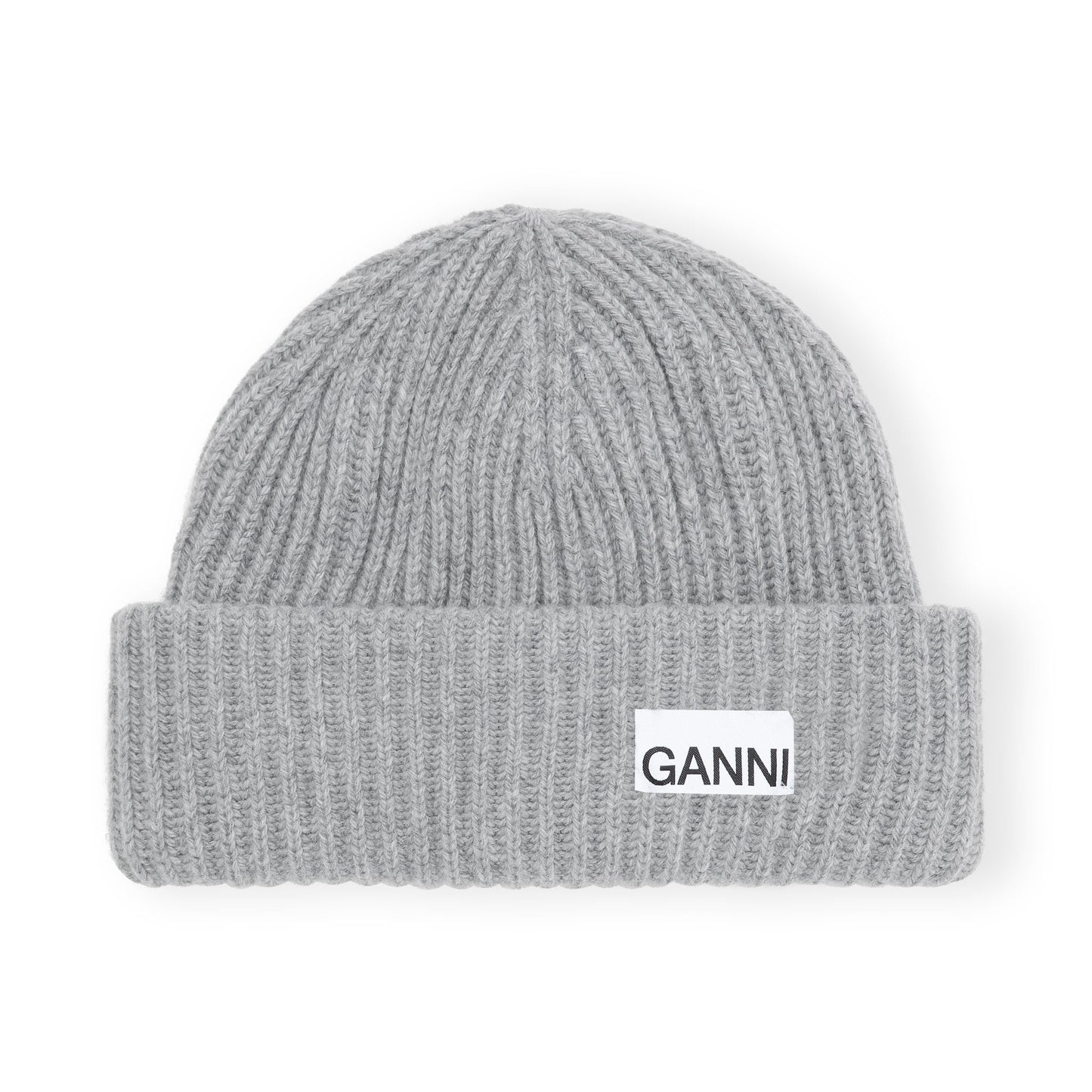 GANNI Structured Rib Beanie