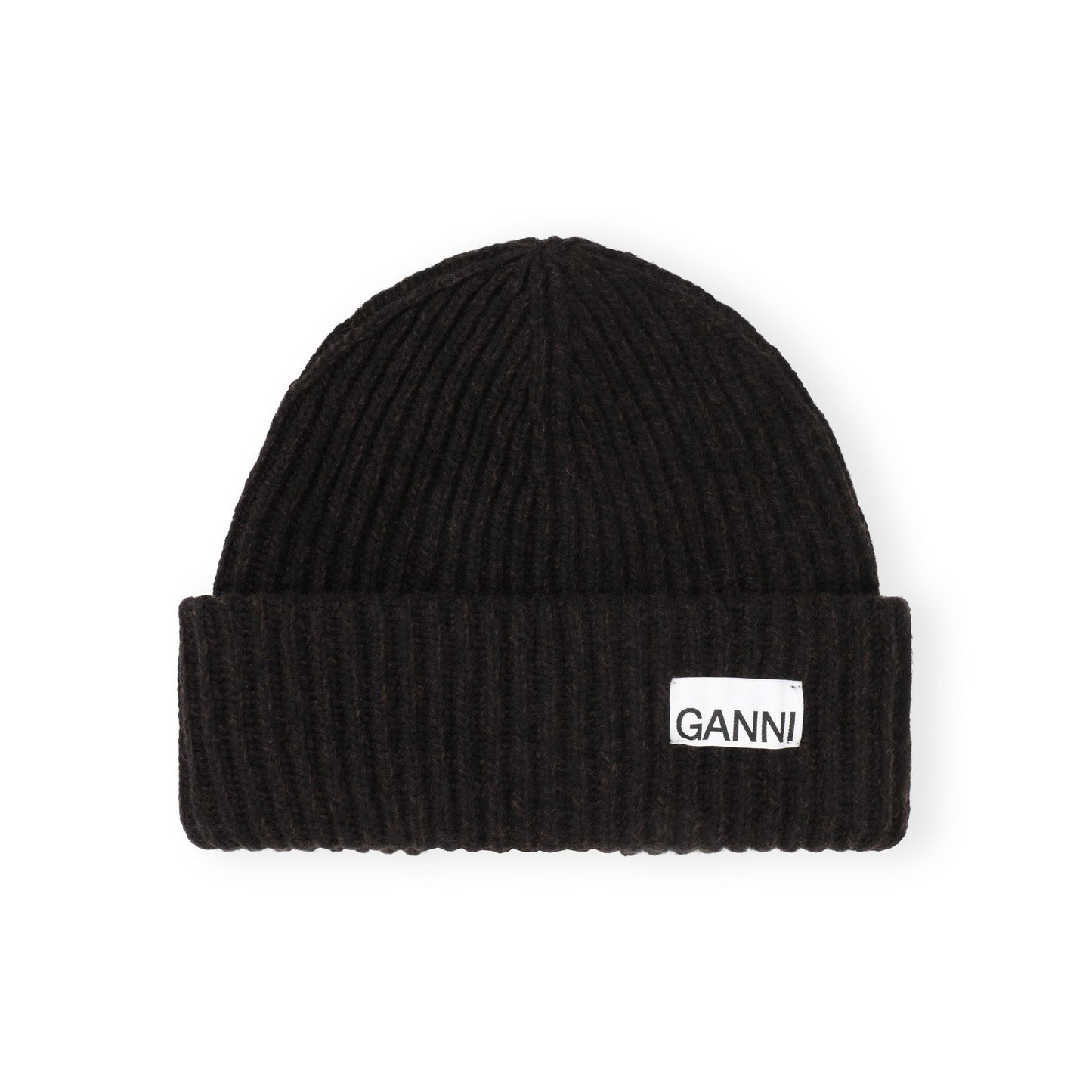 GANNI Structured Rib Beanie