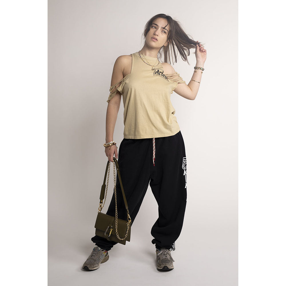 Aries Arise Slashed Shoulder Temple Vest