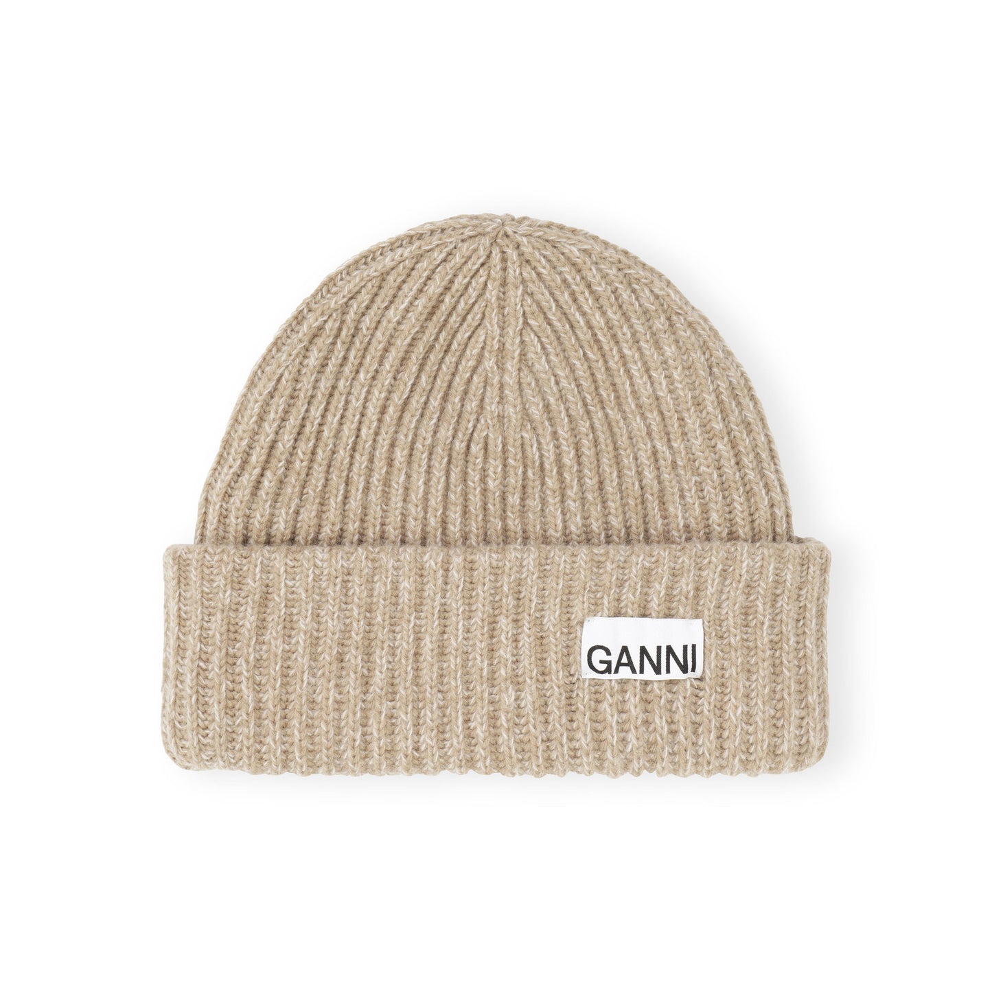 GANNI Structured Rib Beanie