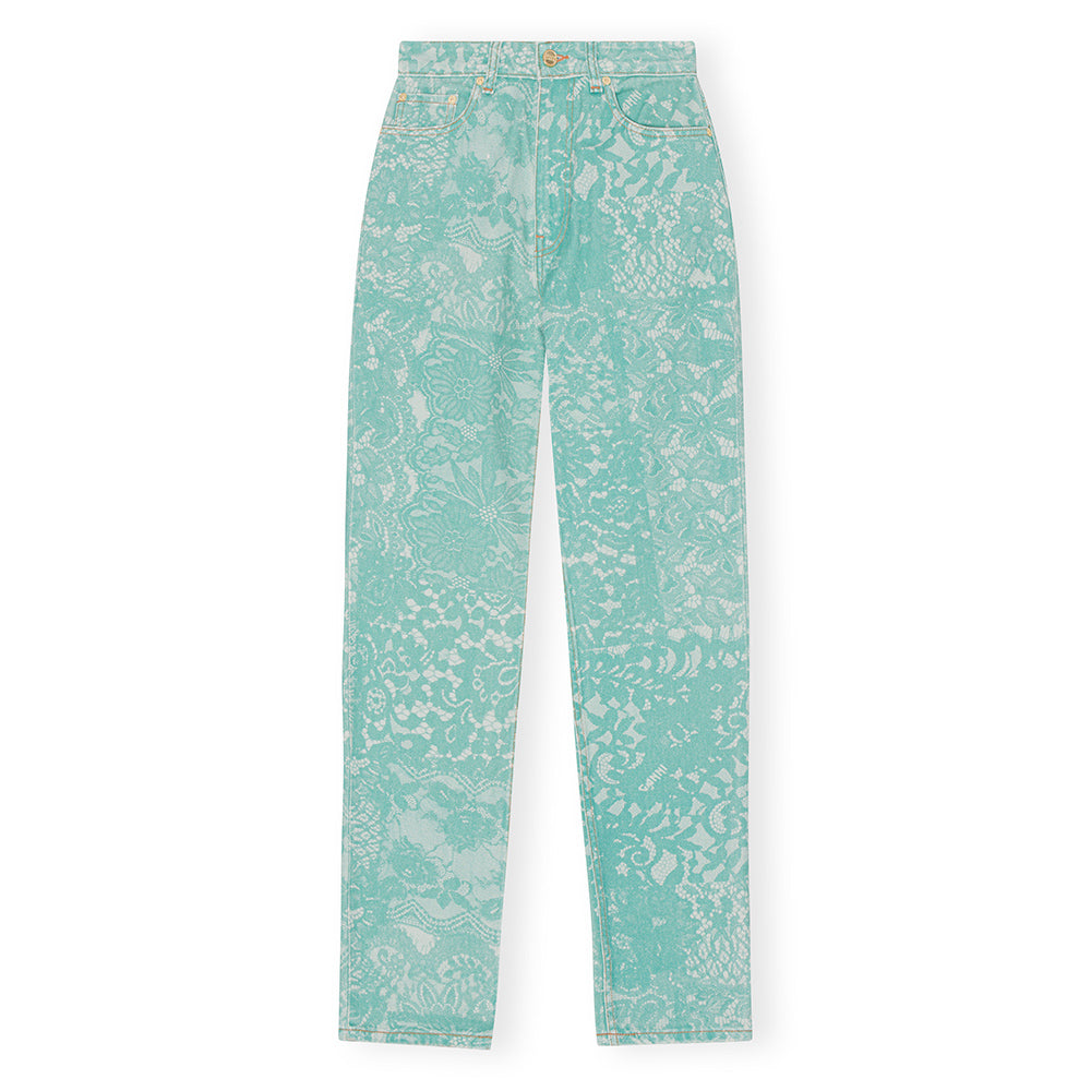 GANNI Printed Swigy Jeans