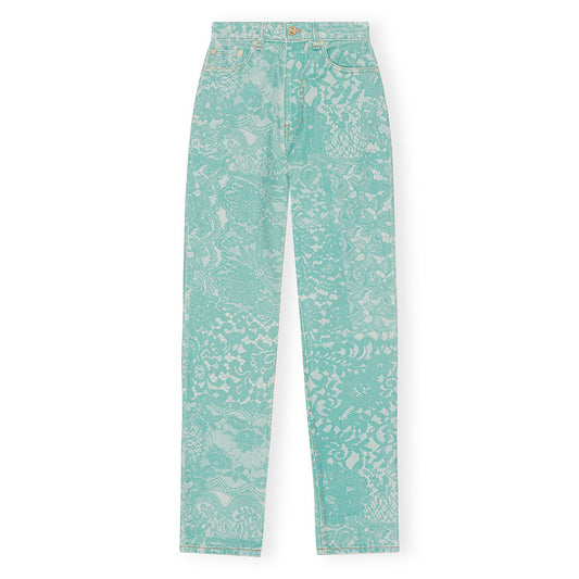 GANNI Printed Swigy Jeans