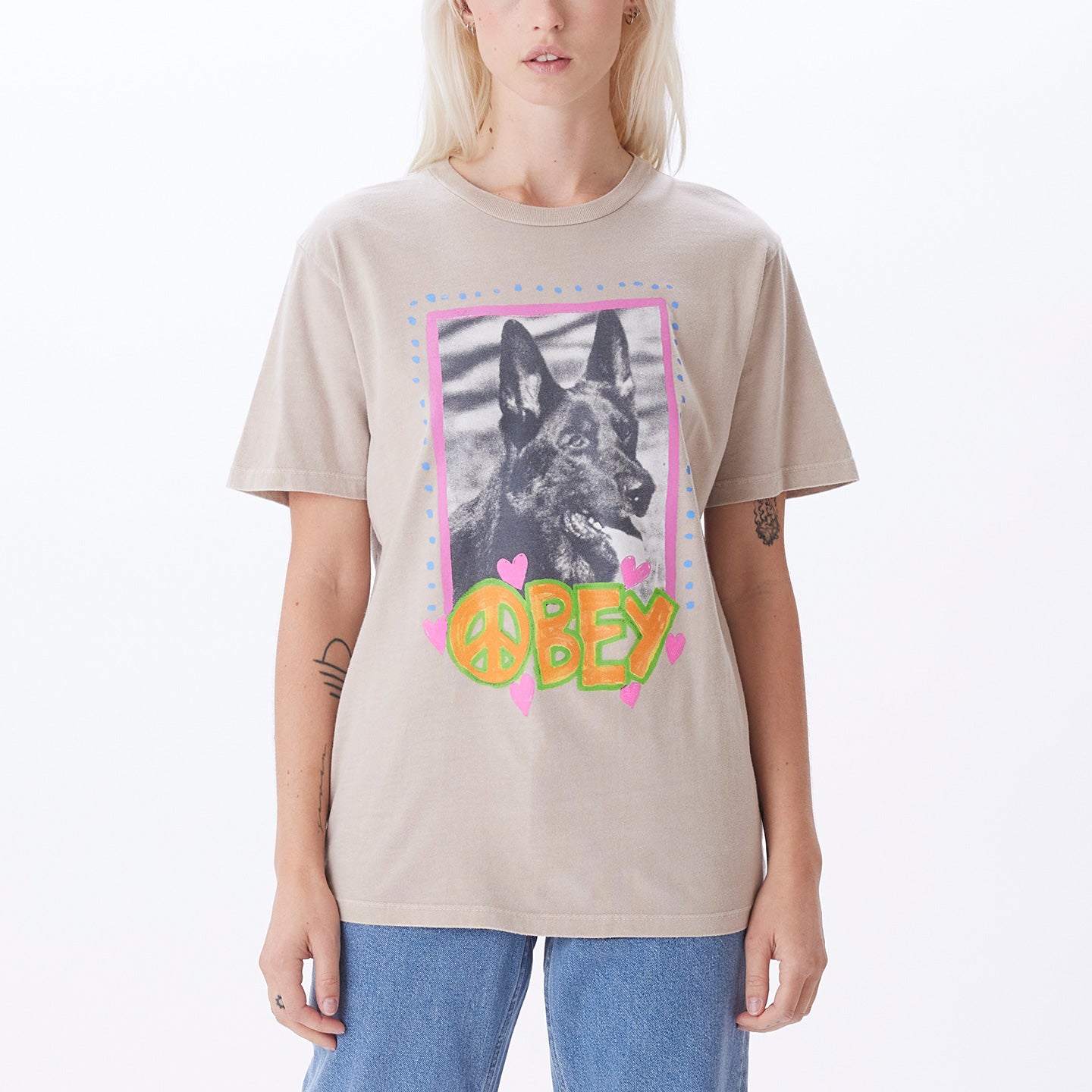 OBEY Love Dog T-Shirt