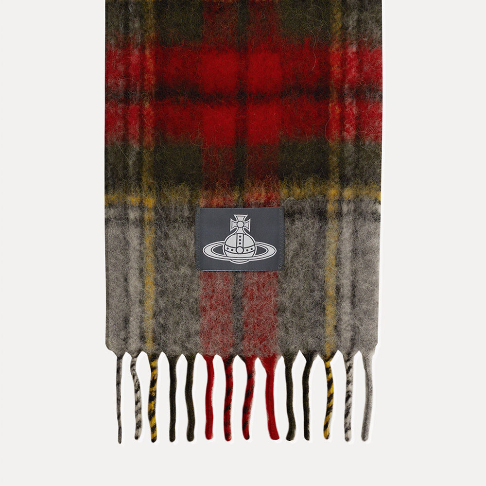 Vivienne Westwood Wool Tartan Scarf