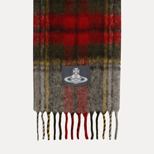 Vivienne Westwood Wool Tartan Scarf