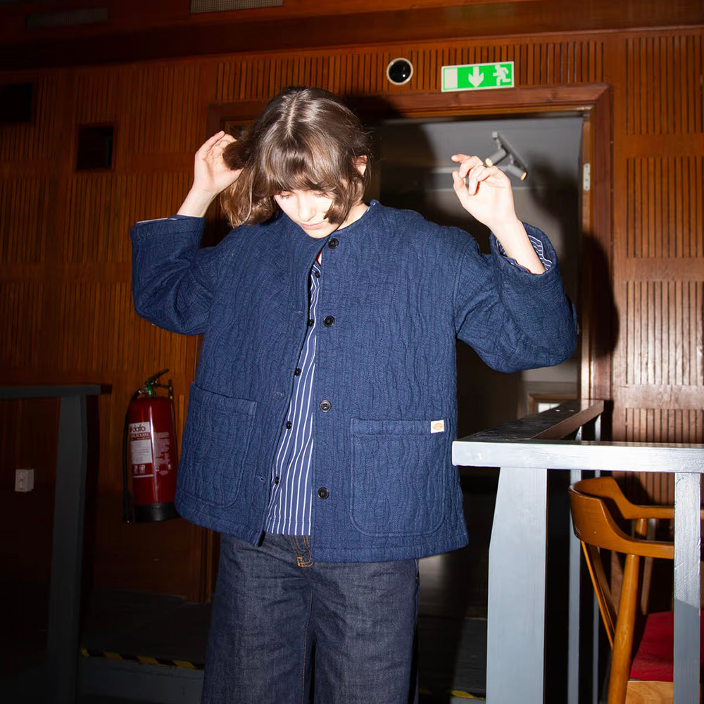 Nudie Jeans Sandra Indigo Quilt Jacket