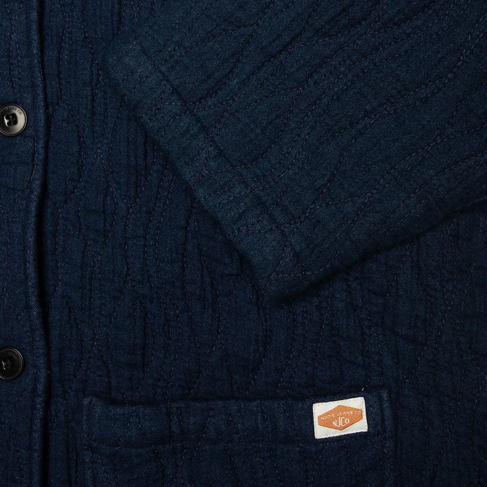 Nudie Jeans Sandra Indigo Quilt Jacket
