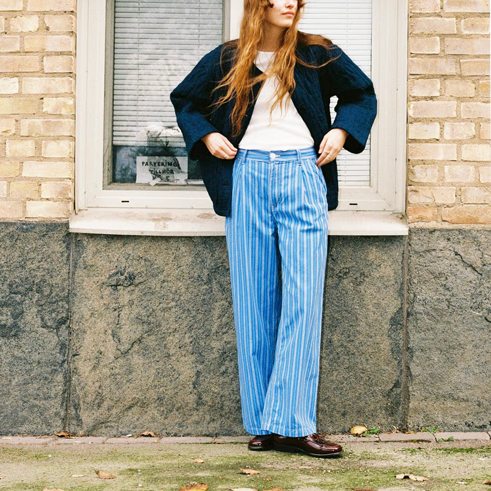 Nudie Jeans Gullan Striped Pants