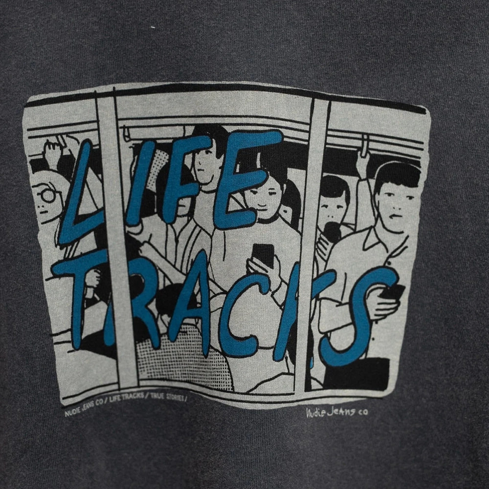 Nudie Jeans Frankie T-Shirt Life Tracks II