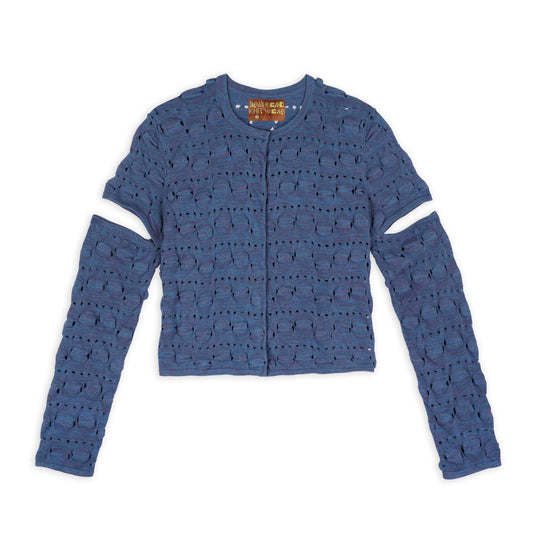Brain Dead Bubble Knit Cardigan