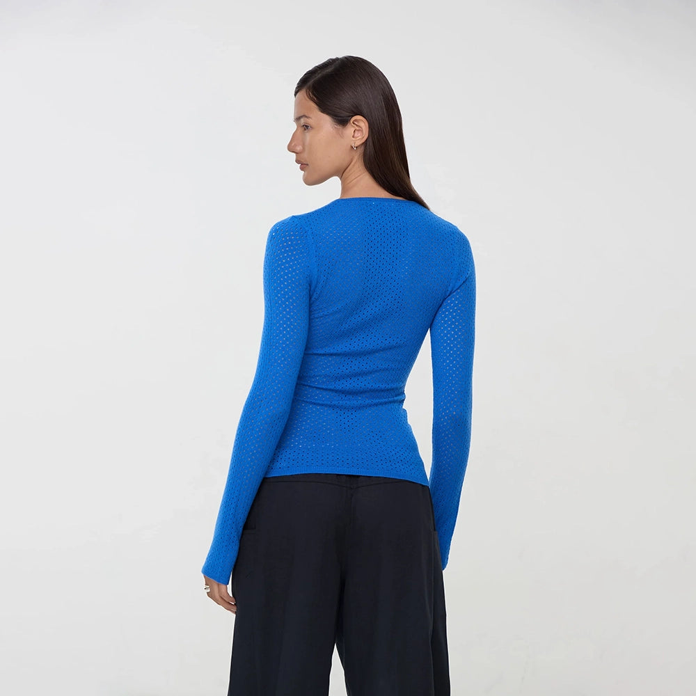 Peachy Den Carly Thermal Knit