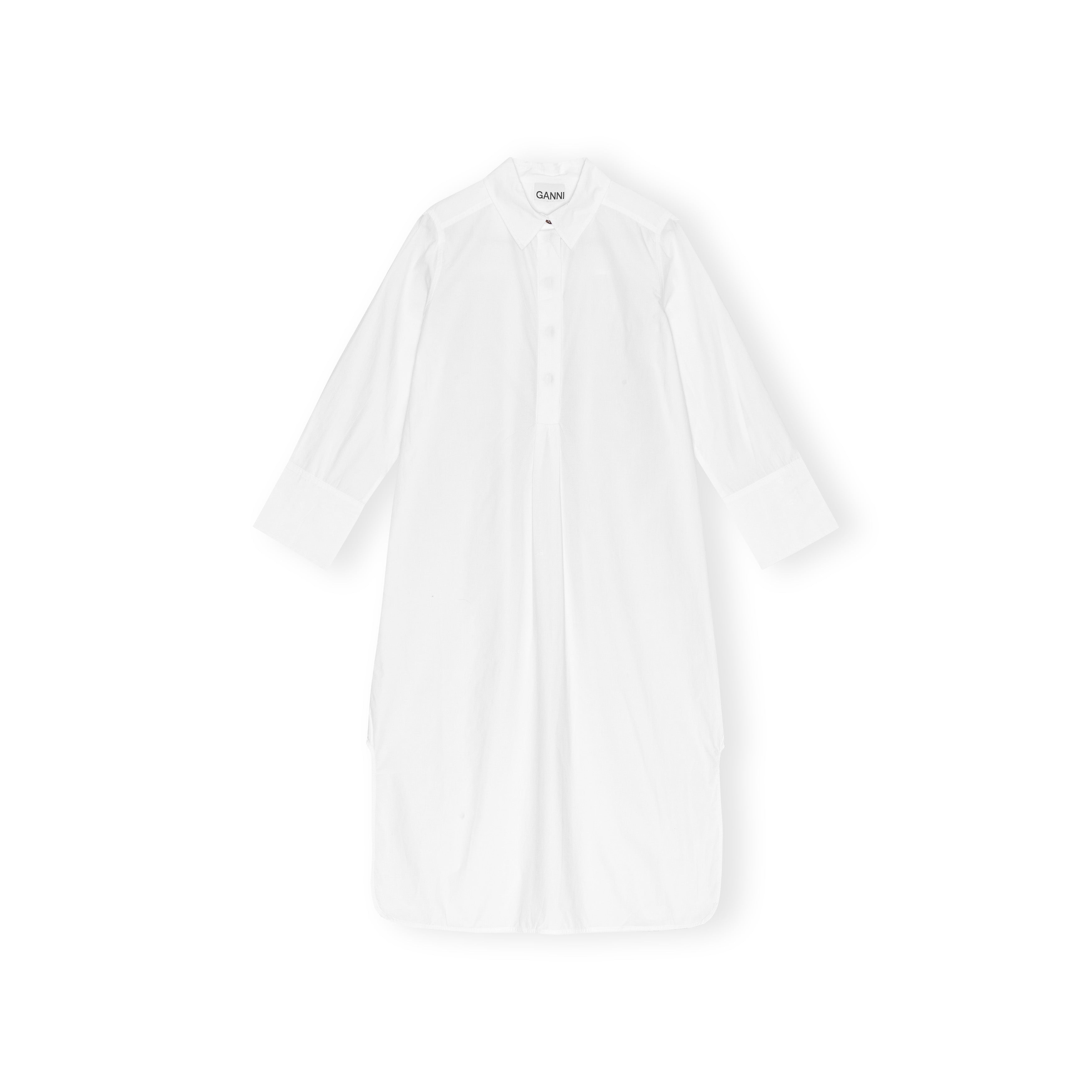 GANNI Poplin Oversized Shirt Dress