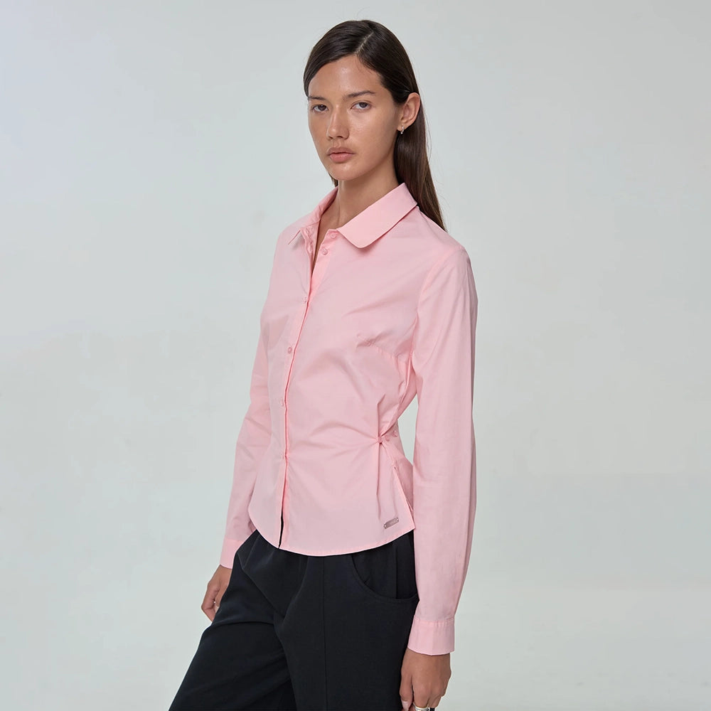 Peachy Den Gloria Cinch Shirt
